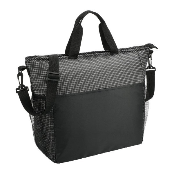 Grid Tote Polyester 24 Can Cooler