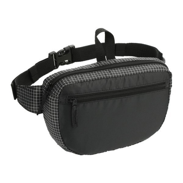 Grid Nylon Fanny Pack