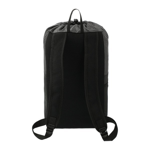 Grid 14L Nylon Drawstring Backpack