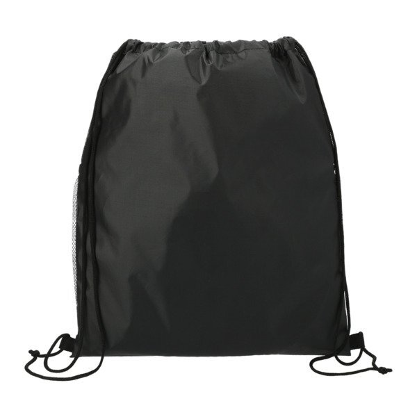 Grid Nylon Drawstring Bag