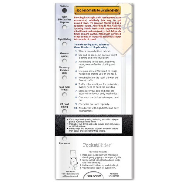 Bicycle Safety Pocket Sliders™