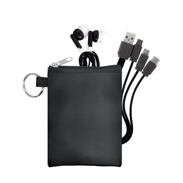 Tall Stretchy Travel Earbuds & Cable Set