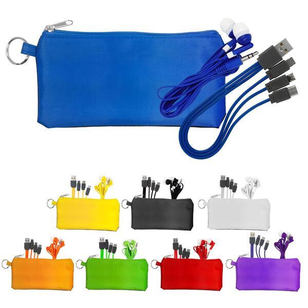 Large Stretchy Cable & Buds Set