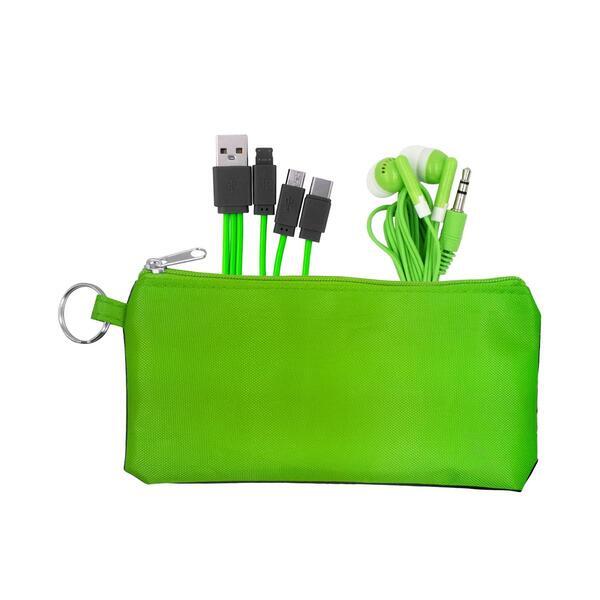 Large Stretchy Cable & Buds Set