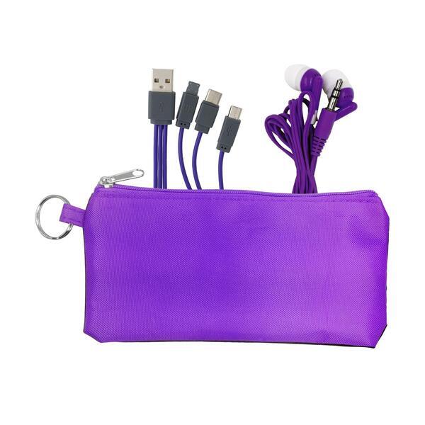 Large Stretchy Cable & Buds Set