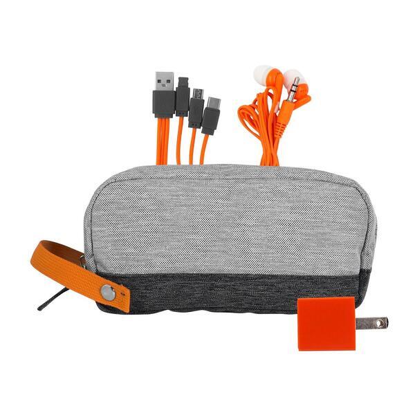 Bay Two Tone Wall Charging Travel Set