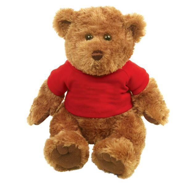 Traditional Plush Teddy Bear, 9" Sitting