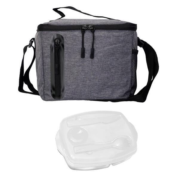 Locking Lid Oval Cooler Lunch Set