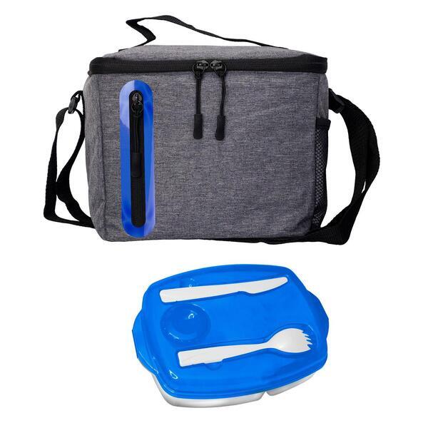 Locking Lid Oval Cooler Lunch Set