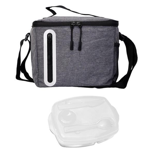 Locking Lid Oval Cooler Lunch Set