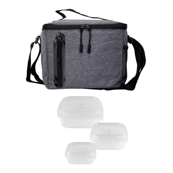 Portion Control Oval Cooler Lunch Set