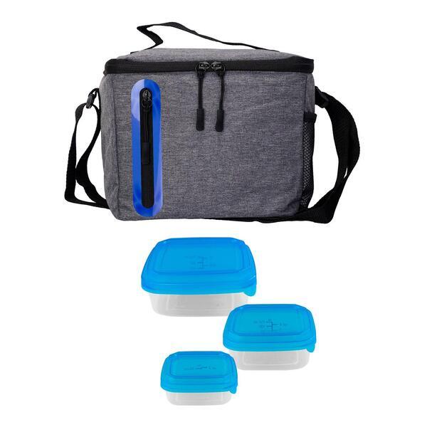 Portion Control Oval Cooler Lunch Set