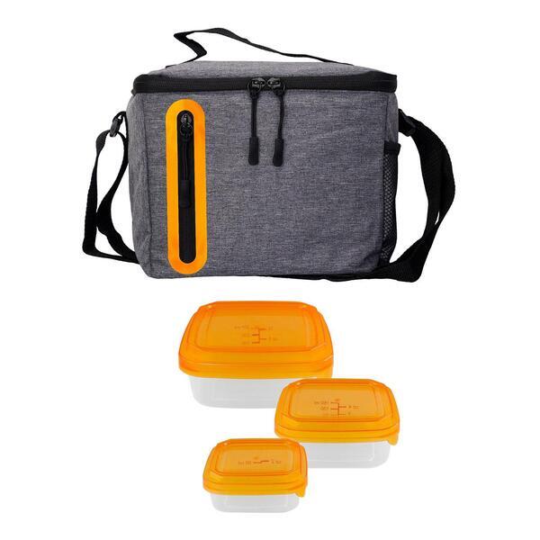 Portion Control Oval Cooler Lunch Set