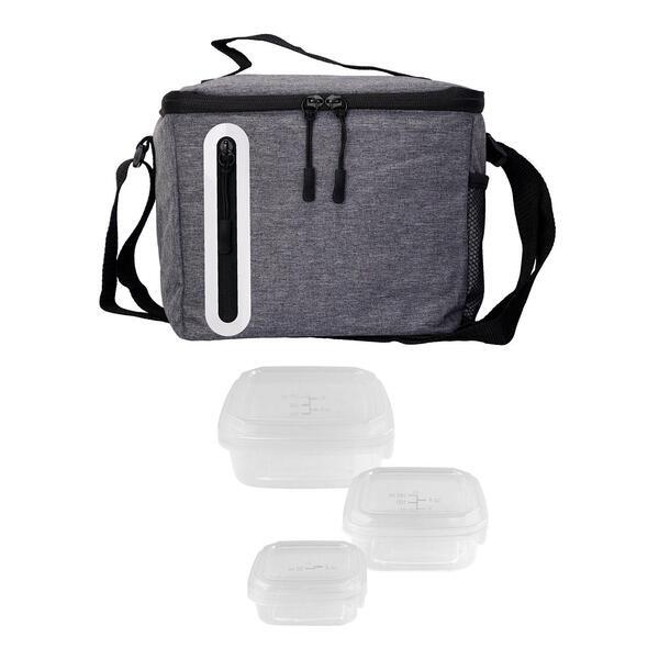 Portion Control Oval Cooler Lunch Set