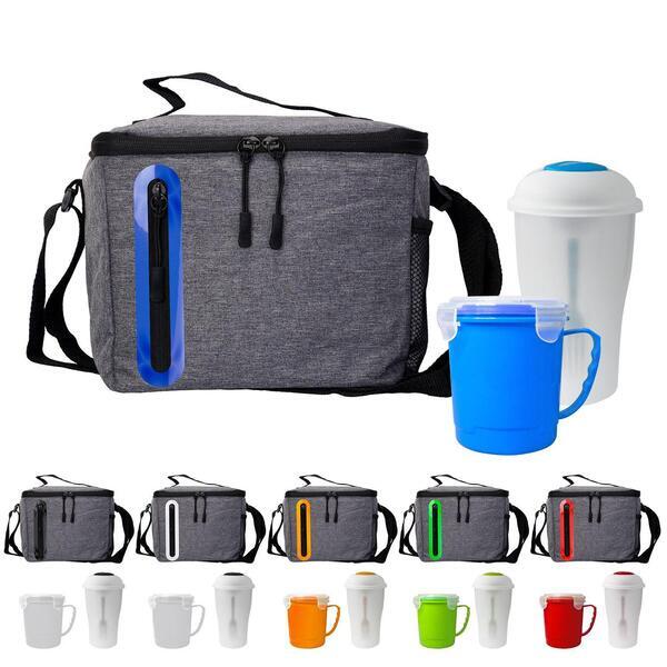 Soup & Salad Oval Cooler Lunch Set