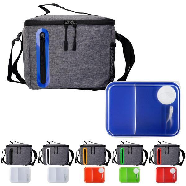On The Go Oval Cooler Lunch Set