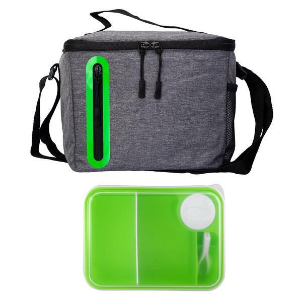 On The Go Oval Cooler Lunch Set