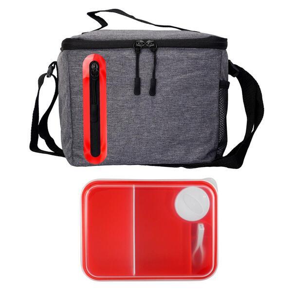 On The Go Oval Cooler Lunch Set