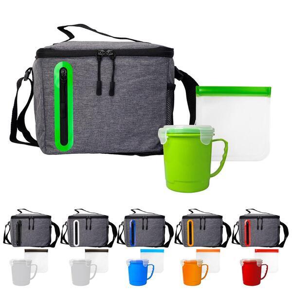 Soup & Sandwich Oval Cooler Lunch Set