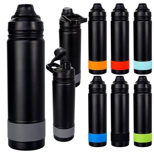 Sip Top Colorful Banded Bottle, 24oz.