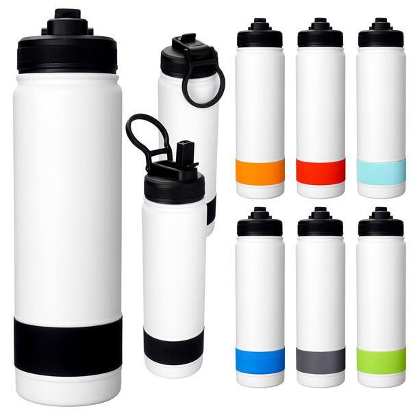 Colorful Pop-Up Banded Bottle, 24 oz.