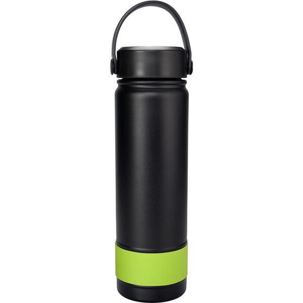 Metal Top Colorful Banded Bottle, 24 oz.