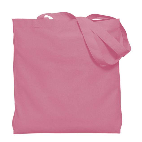 Colored Gusseted Economy Cotton Tote, 6oz.