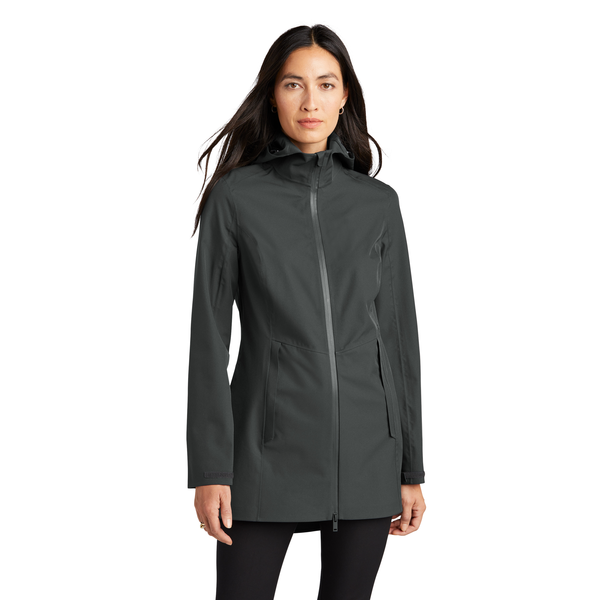 MERCER+METTLE™ Waterproof Poly Twill Ladies' Rain Shell