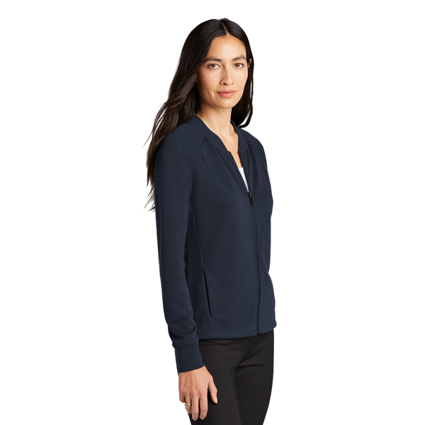 MERCER+METTLE™ Double-Knit Polyester Ladies' Bomber