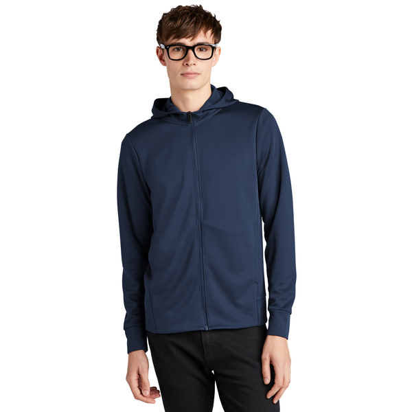 MERCER+METTLE™ Double-Knit Polyester Full-Zip Men's Hoodie