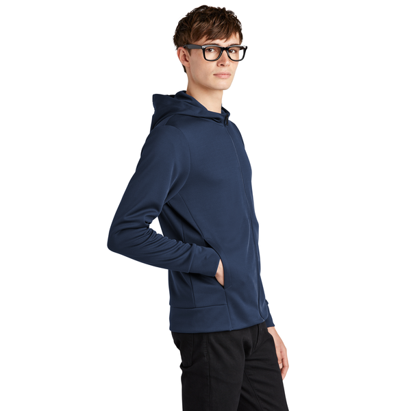 MERCER+METTLE™ Double-Knit Polyester Full-Zip Men's Hoodie
