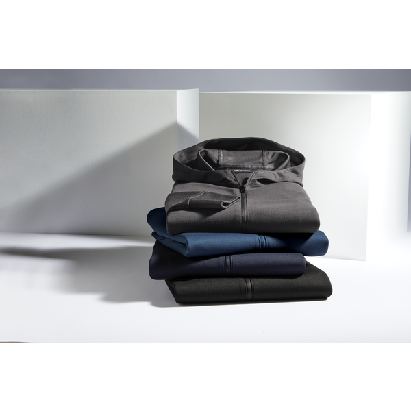 MERCER+METTLE™ Double-Knit Polyester Full-Zip Men's Hoodie