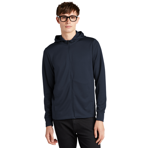 MERCER+METTLE™ Double-Knit Polyester Full-Zip Men's Hoodie