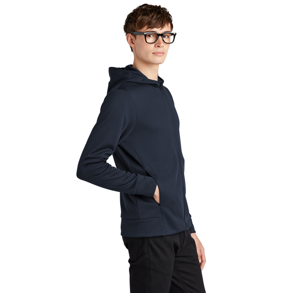 MERCER+METTLE™ Double-Knit Polyester Full-Zip Men's Hoodie
