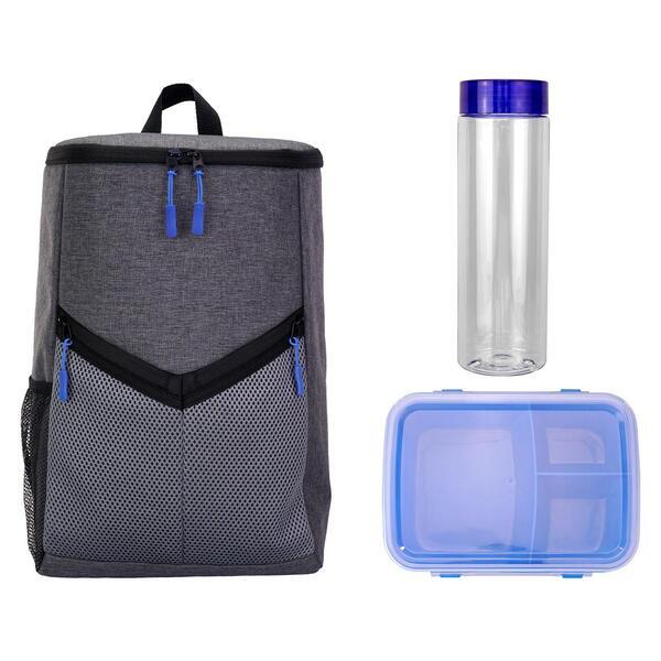 Victory Cooler Backpack Lunch & Drink Set