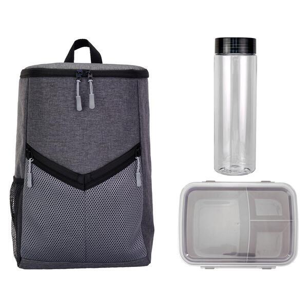 Victory Cooler Backpack Lunch & Drink Set