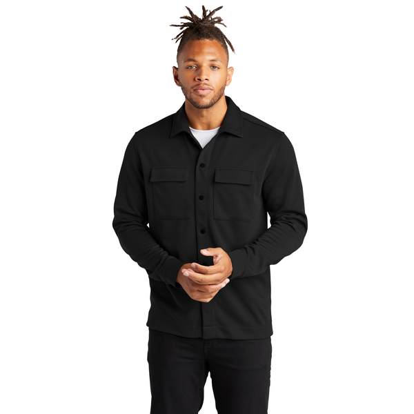 MERCER+METTLE™ Double-Knit Polyester Snap Front Men's Jacket