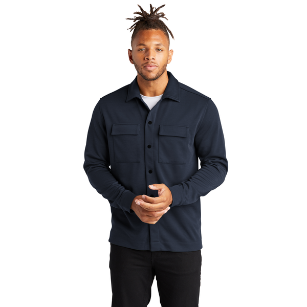 MERCER+METTLE™ Double-Knit Polyester Snap Front Men's Jacket