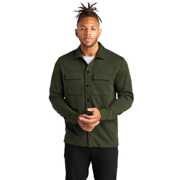 MERCER+METTLE™ Double-Knit Polyester Snap Front Men's Jacket