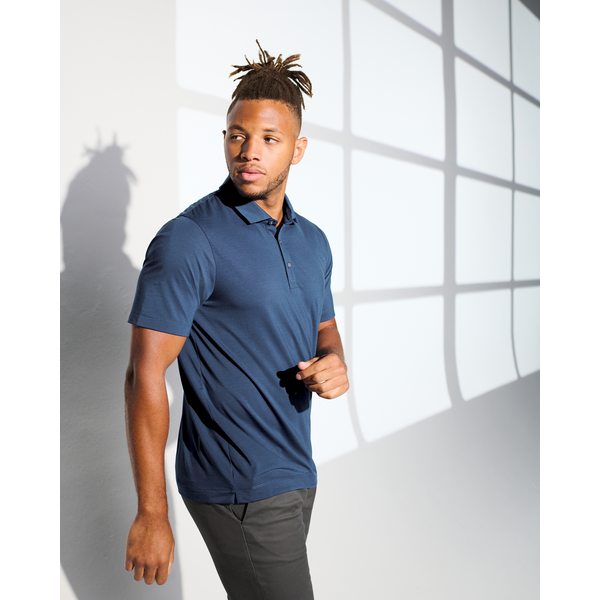 MERCER+METTLE™ Stretch Poly/Spandex Jersey Men's Polo