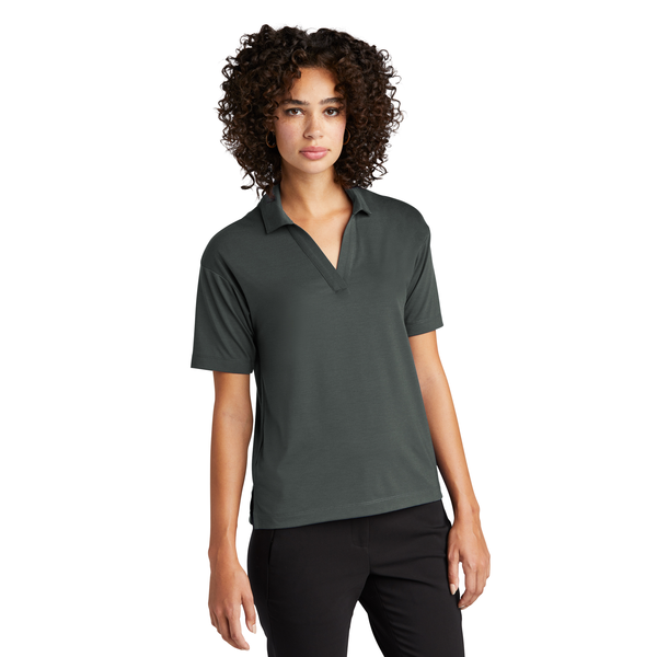 MERCER+METTLE™ Stretch Poly/Spandex Jersey Ladies' Polo