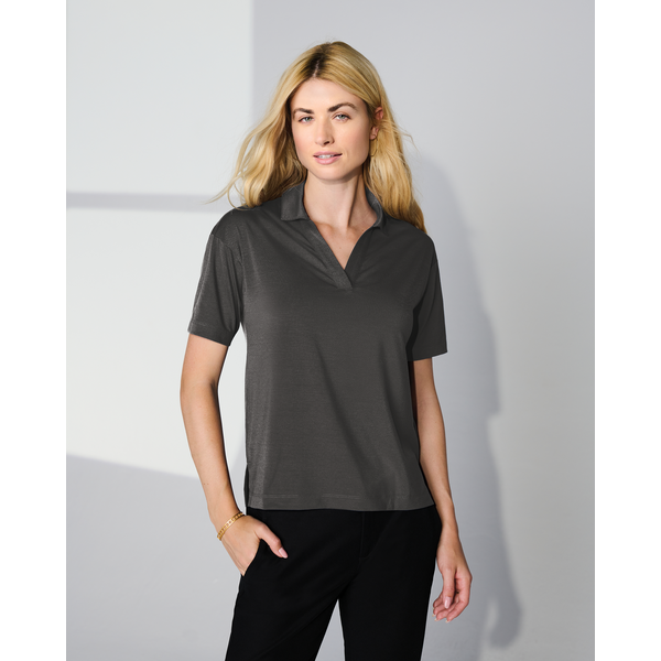 MERCER+METTLE™ Stretch Poly/Spandex Jersey Ladies' Polo