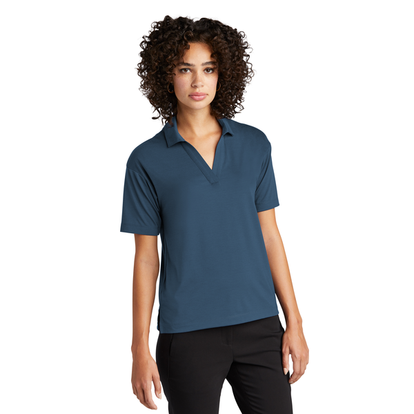 MERCER+METTLE™ Stretch Poly/Spandex Jersey Ladies' Polo