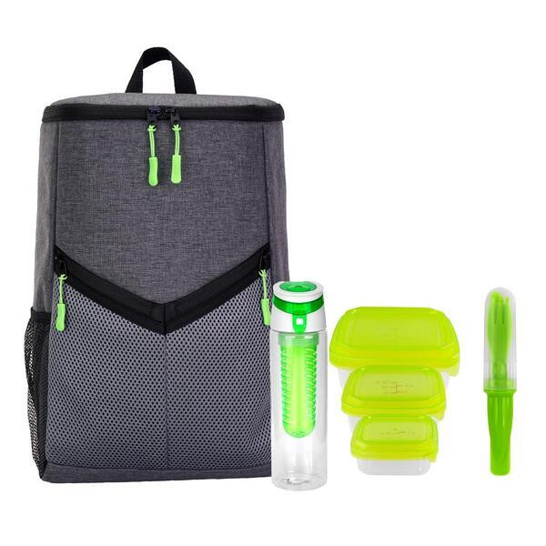 Victory Lunch & Drink Cooler Backpack Set