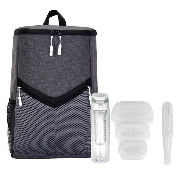 Victory Lunch & Drink Cooler Backpack Set