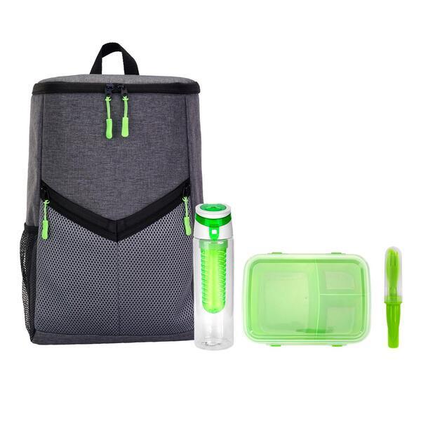 Vitory Lunch & Drink To Go Backpack Set