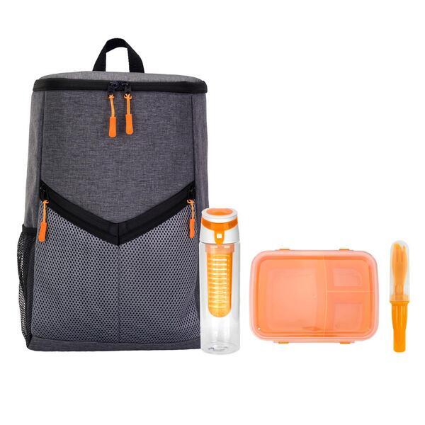 Vitory Lunch & Drink To Go Backpack Set