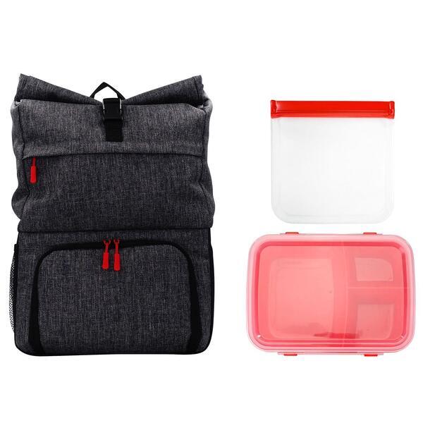 X Line Backpack Cooler Lunch & Sandwich Combo Set
