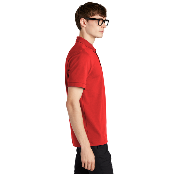 MERCER+METTLE™ Stretch Heavyweight Cotton/Poly/Spandex Pique Men's Polo