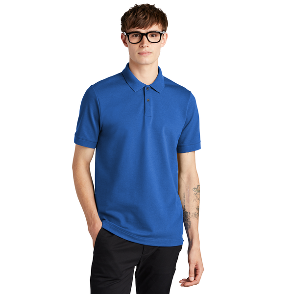 MERCER+METTLE™ Stretch Heavyweight Cotton/Poly/Spandex Pique Men's Polo